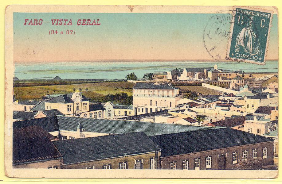 1816.jpg -     Lote:    1816      Lotes pelo Correio             Descrição:         Faro &mdash; Vista Geral. Circulado.        PI       Valor Base:     &euro; 5,00     Valor Venda:     &euro; 5,00     