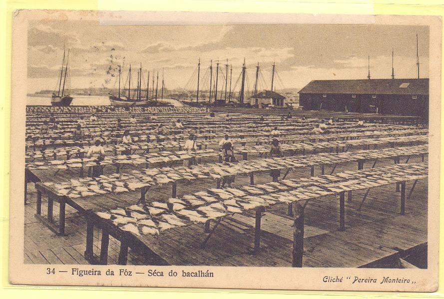 1818.jpg -     Lote:    1818      Lotes pelo Correio             Descrição:         Figueira da Foz. Seca do Bacalhau. Cliché "Pereira Monteiro". Circulado.        PI       Valor Base:     &euro; 8,00     Valor Venda:     Retirado     