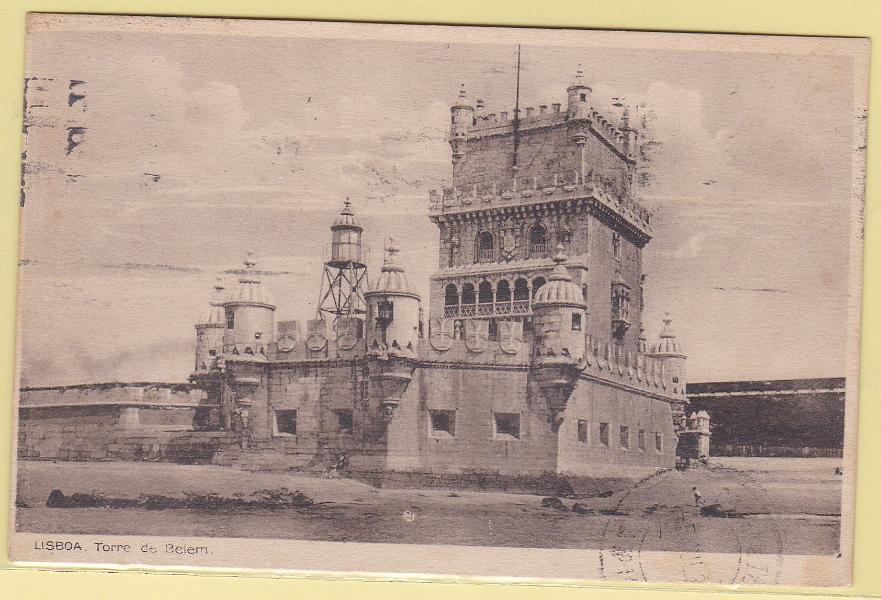 1825.jpg -     Lote:    1825      Lotes pelo Correio             Descrição:         Lisboa. Torre de Belém. Circulado.        PI       Valor Base:     &euro; 5,00     Valor Venda:     Retirado     