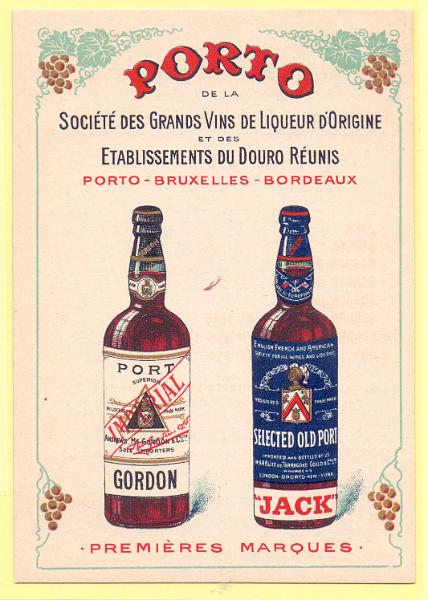 1934.jpg -     Lote:    1934      Lotes pelo Correio             Descrição:         Publicidade. Comerciais. Vinho do Porto &mdash; Cartão de firma francesa de promoção dos vinhos de Porto "Jack" e "Gordon". Novo.        PI       Valor Base:     &euro; 5,00     Valor Venda:     Retirado     