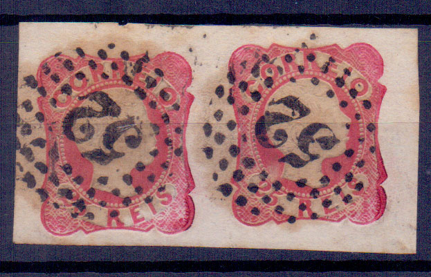 2051.jpg -     Lote:    2051      Lotes pelo Correio      Portugal       Descrição:         1856/58 &mdash; D. Pedro V. cabelos anelados. CE13, 25 reis. Par horizontal com margens de luxo. Valor de catálogo &euro; 36,00.        O       Valor Base:     &euro; 4,00     Valor Venda:     &euro; 7,00     