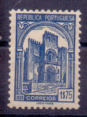 2162.jpg -     Lote:    2162      Lotes pelo Correio      Portugal       Descrição:         1935 &mdash; Sé de Coimbra. CE575. Valor de catálogo &euro;133.00. Distúrbios na goma.        **       Valor Base:     &euro; 15,00     Valor Venda:     &euro; 15,00     
