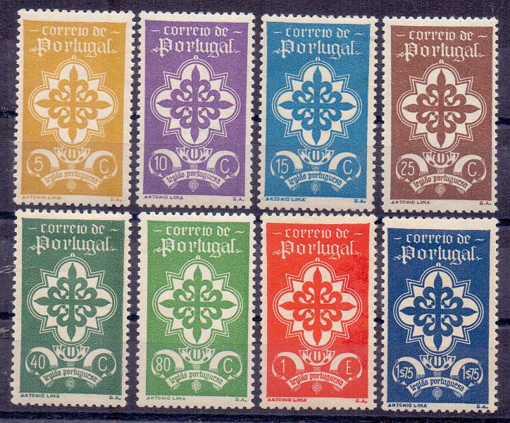 2166.jpg -     Lote:    2166      Lotes pelo Correio      Portugal       Descrição:         1940 &mdash; Legião Portuguesa. CE583/90. Série completa. Valor de catálogo &euro;228.00        **       Valor Base:     &euro; 25,00     Valor Venda:     &euro; 25,00     