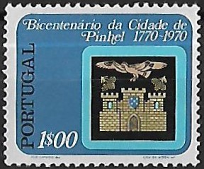 2186.jpg -     Lote:    2186      Lotes pelo Correio      Portugal       Descrição:         1972 &mdash; Bicentenário da Cidade de Pinhel, CE1146a, 1$00 E, denteado 12x12 &frac12;. Valor de catálogo &euro; 150,00.        ***       Valor Base:     &euro; 20,00     Valor Venda:     &euro; 30,00     
