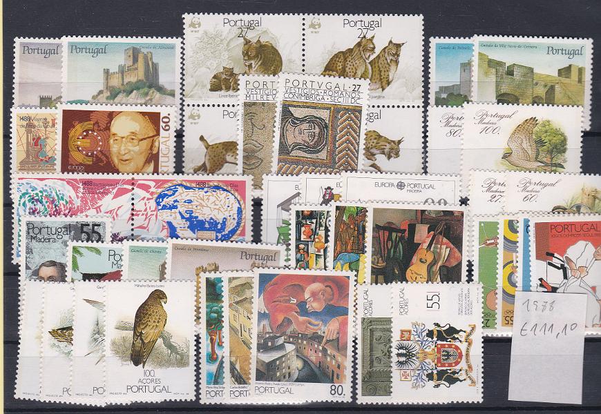 2188.jpg -     Lote:    2188      Lotes pelo Correio      Portugal       Descrição:         1988 &mdash; Ano completo em selos. 41 valores. Valor de catálogo &euro; 111,10.        ***       Valor Base:     &euro; 10,00     Valor Venda:     &euro; 10,00     