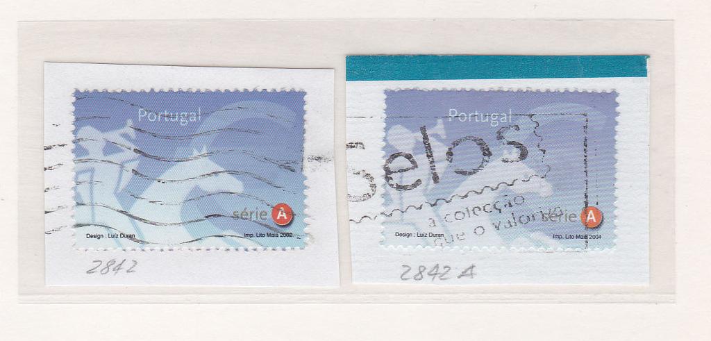 2200.jpg -     Lote:    2200      Lotes pelo Correio      Portugal       Descrição:         2002/2004 &mdash; Selo sem taxa &mdash; Símbolo do Euro. CE2842 + CE2842A. Valor de catálogo &euro; 28,50.        FRG       Valor Base:     &euro; 10,00     Valor Venda:     Retirado     