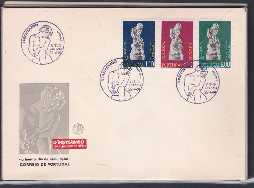 2310.jpg -     Lote:    2310      Lotes pelo Correio      Portugal       Descrição:         1974 &mdash; Ano completo de FDC - 10 FDC's.        FDC       Valor Base:     &euro; 8,00     Valor Venda:     Retirado     
