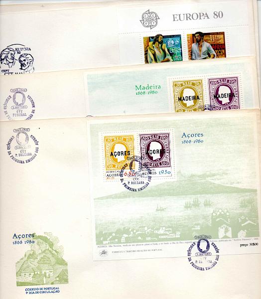 2316.jpg -     Lote:    2316      Lotes pelo Correio      Portugal       Descrição:         1980 &mdash; Ano completo de FDBC - 5 FDCB. Valor de catálogo &euro; 89,00.        FDCB       Valor Base:     &euro; 11,00     Valor Venda:     Retirado     