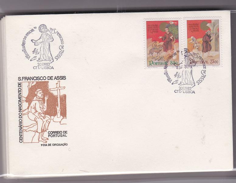 2320.jpg -     Lote:    2320      Lotes pelo Correio      Portugal       Descrição:         1982 &mdash; Ano completo de FDC - 22 FDC's.         FDC       Valor Base:     &euro; 9,00     Valor Venda:     Retirado     