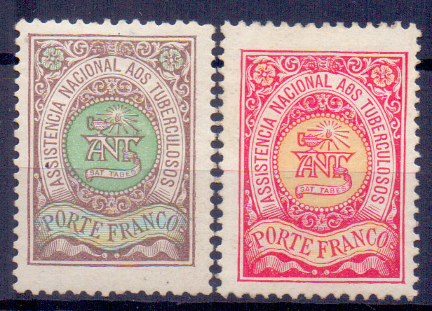 2370.jpg -     Lote:    2370      Lotes pelo Correio      Portugal       Descrição:         1904 &mdash; Porte Franco. Assistência Nacional aos Tuberculosos. CE ANT&frac12;. Série completa. Valor de catálogo &euro; 20.00        **       Valor Base:     &euro; 5,00     Valor Venda:     &euro; 12,00     