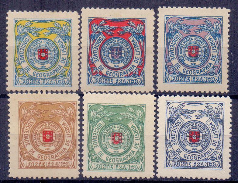 2373.jpg -     Lote:    2373      Lotes pelo Correio      Portugal       Descrição:         1929/33 &mdash; Porte Franco. Sociedade de Geografia de Lisboa. CE SGL 9/14. Série completa. Valor de catálogo &euro;.60.00.        **       Valor Base:     &euro; 9,00     Valor Venda:     &euro; 12,00     