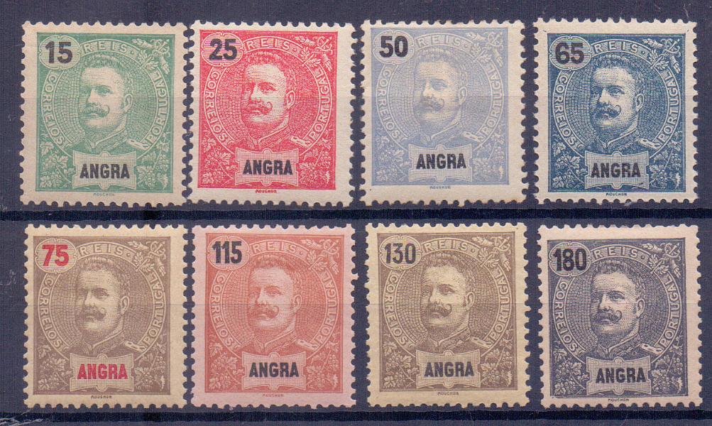 2410.jpg -     Lote:    2410      Lotes pelo Correio      Distritos Postais       Descrição:         1898/1905 &mdash; D. Carlos I, tipo Mouchon. CE27/34. Série completa com os selos regomados. Valor de catálogo &euro; 56,00.        **       Valor Base:     &euro; 7,00     Valor Venda:     &euro; 15,00     