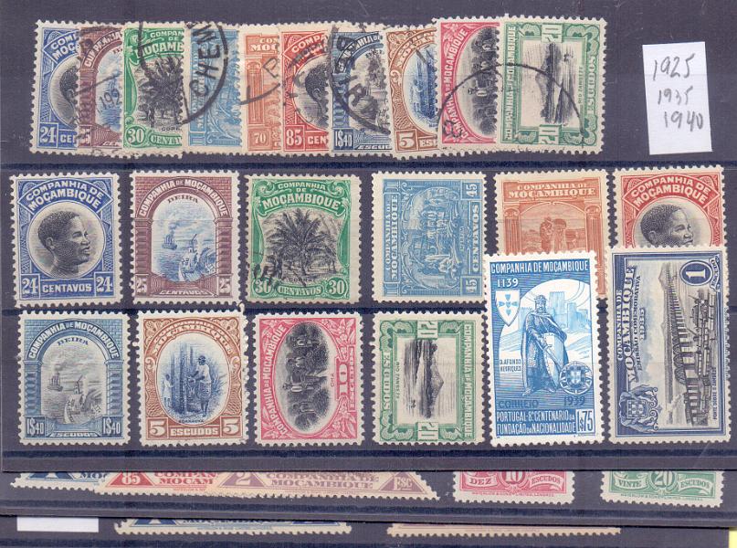 2493.jpg -     Lote:    2493      Lotes pelo Correio      Companhia de Moçambique       Descrição:         Companhia de Moçambique. Lote composto por selos novos e usados: CE162/170 usada + séries CE171 e 199/204, novas + CE série 191/97 nova + série CE 172/190. Valor de catálogo &euro; 90,00.        Lote       Valor Base:     &euro; 18,00     Valor Venda:     Retirado     