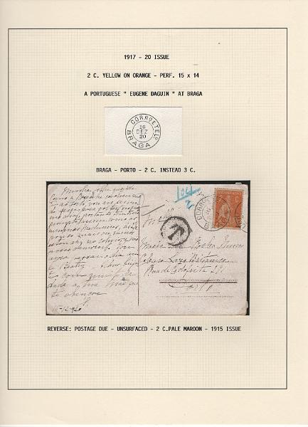 208 (24).jpg -     Lote:    208      Ceres &mdash; Colecção Especializada             Descrição:         1917/20 &mdash; Ceres. Novas cores e valores. MF222/234. Lote composto por coleção montada em 101 folhas de exposição, tipo Lindner, com estudo exaustivo da emissão desde a taxa de 1 &frac12; c até 30C, contendo selos novos e usados simples, em pares, quadras e blocos com grande número de selos, com estudo das variedades de papel, denteados, erros e variedades de clichés, acompanhados de desenhos das fendas mais importantes. Inclui ainda sobrescritos, bilhetes-postais e fragmentos, assim como variada marcofilia da época com realce para exemplares da GREVE DOS CORREIOS e marcas de paquetes portugueses. Valor de catálogo dos selos novos e usados, sem ter em conta a história postal &euro; 13.845,00. MB e MR. Lote a ver.         Lote       Valor Base:     &euro; 6.000,00     Valor Venda:     &euro;      