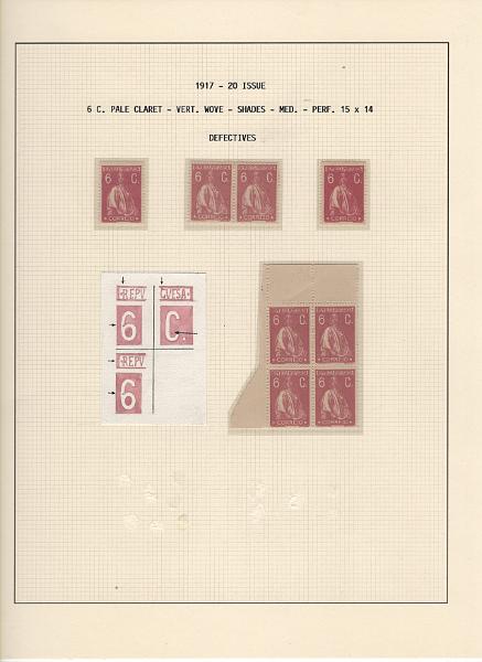208 (69).jpg -     Lote:    208      Ceres &mdash; Colecção Especializada             Descrição:         1917/20 &mdash; Ceres. Novas cores e valores. MF222/234. Lote composto por coleção montada em 101 folhas de exposição, tipo Lindner, com estudo exaustivo da emissão desde a taxa de 1 &frac12; c até 30C, contendo selos novos e usados simples, em pares, quadras e blocos com grande número de selos, com estudo das variedades de papel, denteados, erros e variedades de clichés, acompanhados de desenhos das fendas mais importantes. Inclui ainda sobrescritos, bilhetes-postais e fragmentos, assim como variada marcofilia da época com realce para exemplares da GREVE DOS CORREIOS e marcas de paquetes portugueses. Valor de catálogo dos selos novos e usados, sem ter em conta a história postal &euro; 13.845,00. MB e MR. Lote a ver.         Lote       Valor Base:     &euro; 6.000,00     Valor Venda:     &euro;      