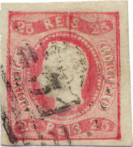 0158.jpg -     Lote:    158            Colecção Invicta       Descrição:         Precursores. 1866/67 &mdash; D. Luís I, fita curva, não denteados. CE22, 25 reis carmim, obliterado com carimbo numérico da 1.ª reforma 51- FUNCHAL. Boas margens. Valor de catálogo &euro; 332,00.        O       Valor Base:     &euro; 60,00     Valor Venda:     Retirado     