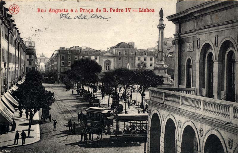 0831.jpg -     Lote:    831                   Descrição:         Lisboa &mdash; Rua Augusta e Praça D. Pedro V. Edição Costa, Rua do Ouro 295. Circulado.        PI       Valor Base:     &euro; 15,00     Valor Venda:     &euro; 16,00     