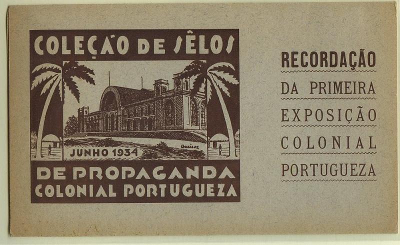 0904.jpg -     Lote:    904                   Descrição:         Vinhetas. 1934 &mdash; Exposição Colonial Portuguesa * Porto &mdash; Junho de 1934. Sobrescrito recordação, com uma folha completa de 17 vinhetas em rosa e preto. MB e MR.        ***       Valor Base:     &euro; 10,00     Valor Venda:     &euro; 20,00     