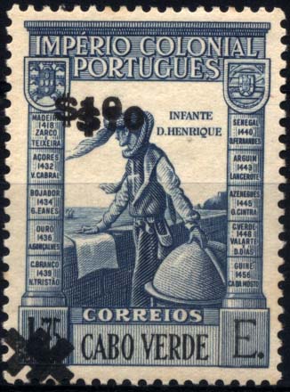 1194.jpg -     Lote:    1194            Cabo Verde       Descrição:         1952 &mdash; Império Colonial Português, com sobretaxa. CE261, $10 s/ 1$75 azul. Selo com dupla impressão da sobretaxa. Não catalogada.        ***       Valor Base:     &euro; 10,00     Valor Venda:     &euro; 10,00     