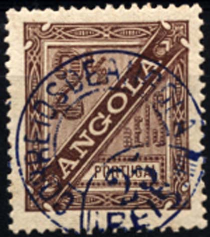 1599.jpg -     Lote:    1599            Angola       Descrição:         1894 &mdash; Selo de 2 &frac12; reis Jornaes, com sobretaxa. CE37, 25 reis s/ 2 &frac12; reis, denteado 13 &frac12;. Valor de catálogo 100,00.        *       Valor Base:     &euro; 25,00     Valor Venda:     &euro; 32,00     