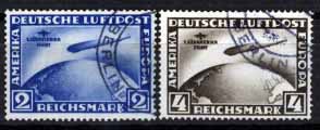 2166.jpg -     Lote:    2166                   Descrição:      Alemanha * Reich.   1930 &mdash; Graf Zeppelin com sobrecarga "SUDAMERIKA / FAHRT". Série completa de selos FALSOS. Yv A38/39. Valor de catálogo &euro; 800,00.        O       Valor Base:     &euro; 50,00     Valor Venda:     Retirado     