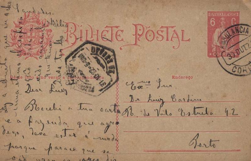 2350.jpg -     Lote:    2350      Lotes pelo Correio       Portugal       Descrição:         1921/36 &mdash; Tipo Ceres. Lote composto por 5 IPs: OM61 (1), OM68 (1), OM75 (3). Todos circulados.        Lote       Valor Base:     &euro; 3,00     Valor Venda:     Retirado     