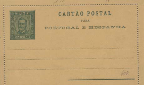 2358.jpg -     Lote:    2358      Lotes pelo Correio       Portugal       Descrição:         1892 &mdash; D. Carlos I tipo Diogo Neto. Bilhetes-Cartas. Lote de dois novos de 25 e 50 reis OM3 e 4. MB.        IN       Valor Base:     &euro; 4,00     Valor Venda:     &euro; 4,00     