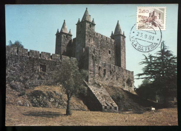 2403.jpg -     Lote:    2403      Lotes pelo Correio              Descrição:         Paisagens e Monumentos * Castelo de Vila da Feira. Postal ilustrado com selos concordante de 2$50 CE1133, obliterados com marca de dia de Vila da Feira (2309.81).        PM       Valor Base:     &euro; 5,00     Valor Venda:     Retirado     
