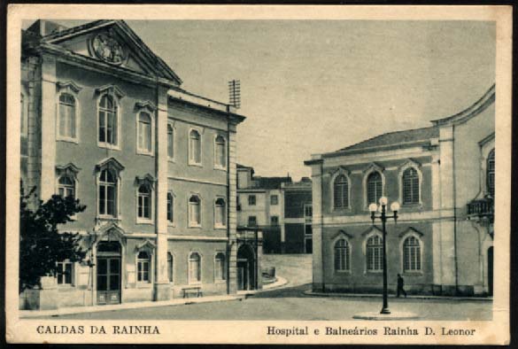 2453.jpg -     Lote:    2453      Lotes pelo Correio              Descrição:         Caldas da Rainha. Hospital e Balneários Rainha D. Leonor. Edição Fernando Daniel de Sousa. Novo.        PI       Valor Base:     &euro; 5,00     Valor Venda:     Retirado     