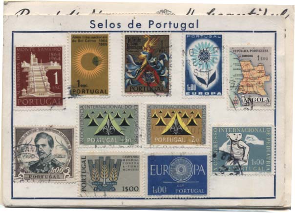 2498.jpg -     Lote:    2498      Lotes pelo Correio              Descrição:      Filatelia.   Postais ilustrados "souvenirs", ilustrados com selos usados colados na frente, todos circulados da Dinamarca (1), Espanha (1), Portugal (2) e Escandinávia (1). Lote a ver.        Lote       Valor Base:     &euro; 5,00     Valor Venda:     Retirado     