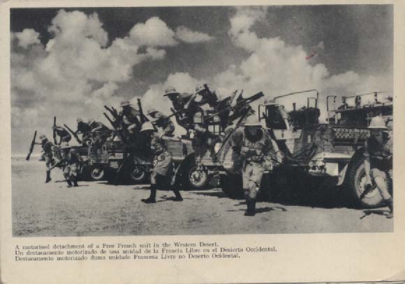 2508.jpg -     Lote:    2508      Lotes pelo Correio              Descrição:      2.ª Guerra Mundial.   Lote de 6 postais ilustrados fotográfico, com gravuras alusivas às tropas inglesas e das Forças Francesas Livres. Lote a ver.        PI       Valor Base:     &euro; 10,00     Valor Venda:     &euro; 10,00     