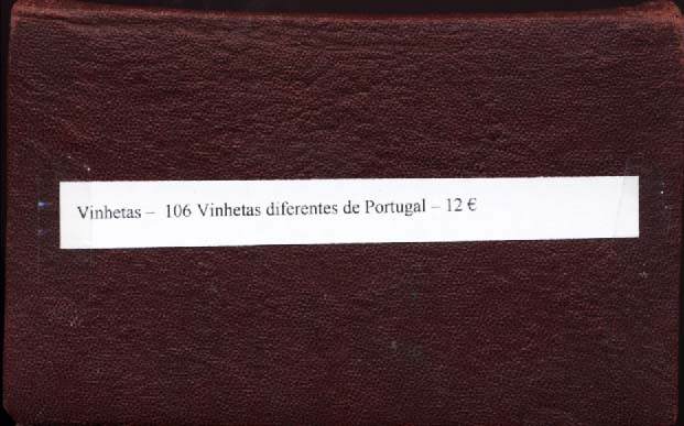 2537.jpg -     Lote:    2537      Lotes pelo Correio              Descrição:         Vinhetas. Portugal. Pequeno classificador com 106 vinhetas diferentes. Lote a ver.        Lote       Valor Base:     &euro; 12,00     Valor Venda:     &euro; 12,00     