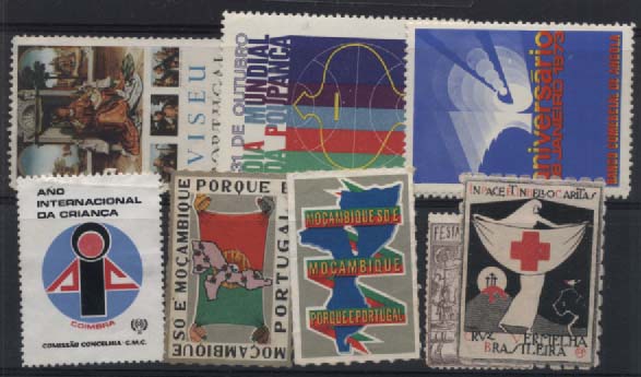 2545.jpg -     Lote:    2545      Lotes pelo Correio              Descrição:         Vinhetas. Lote de 8 vinhetas diferentes, de Portugal, Angola e Moçambique. Cote a ver.        Lote       Valor Base:     &euro; 5,00     Valor Venda:     Retirado     