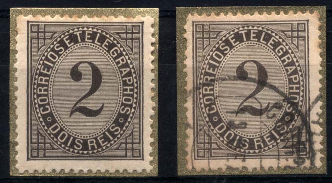 2660.jpg -     Lote:    2660      Lotes pelo Correio       Portugal       Descrição:         1884 &mdash; Taxa de Telegramas. CE59. Lote de dois selos em denteados 12 &frac12; ** e 13 &frac12; O. Valor de catálogo &euro; 79,70.        **/O       Valor Base:     &euro; 8,00     Valor Venda:     Retirado     