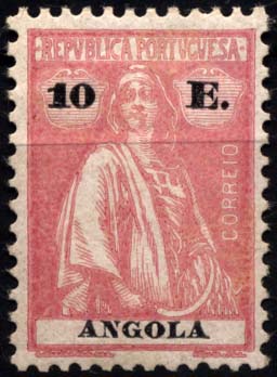 2864.jpg -     Lote:    2864      Lotes pelo Correio       Angola       Descrição:         1925/26 &mdash; Ceres. CE220, 10E rosa. Valor de catálogo &euro; 33,50.        **       Valor Base:     &euro; 7,00     Valor Venda:     &euro; 7,00     