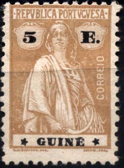 2893.jpg -     Lote:    2893      Lotes pelo Correio       Guiné       Descrição:         1925 &mdash; Ceres. CE198, 5E bistre. Valor de catálogo &euro; 30,00.        **       Valor Base:     &euro; 6,00     Valor Venda:     &euro; 6,00     