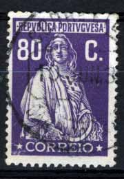 3001.jpg -     Lote:    3001      Lotes pelo Correio       Portugal       Descrição:         Carimbos circulares datados. Selo de 80C violeta, tipo Ceres, emissão de Londres, obliterado com CCD de CARRIÇO-LEIRIA. Raro.        O       Valor Base:     &euro; 5,00     Valor Venda:     Retirado     
