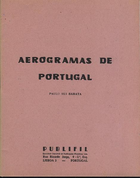 3047.jpg -     Lote:    3047      Lotes pelo Correio              Descrição:         Aerogramas de Portugal de Paulo Rui Barata. Novo        Livro       Valor Base:     &euro; 3,00     Valor Venda:     Retirado     
