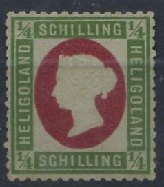 3069.jpg -     Lote:    3069      Lotes pelo Correio              Descrição:      Alemanha * Heligoland.   Selo de &frac14; schiling. Mitchel 8. Valor de catálogo &euro; 60,00.        *       Valor Base:     &euro; 10,00     Valor Venda:     &euro; 10,00     