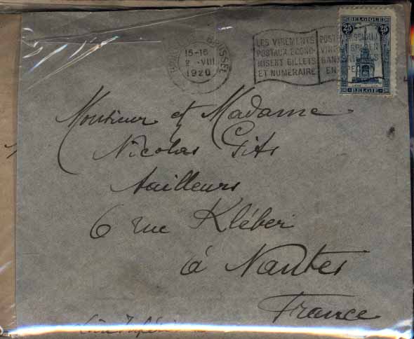 3090.jpg -     Lote:    3090      Lotes pelo Correio              Descrição:      Bélgica.   Lote de 22 cartas com selos desde fins do século XIX até aos anos 30 do século XX. Lote a ver.        Lote       Valor Base:     &euro; 15,00     Valor Venda:     Retirado     