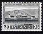 3121.jpg -     Lote:    3121      Lotes pelo Correio              Descrição:      Islândia.   1957 &mdash; Residência Presidencial, em Bessastadir. Yv277.        **       Valor Base:     &euro; 5,00     Valor Venda:     Retirado     