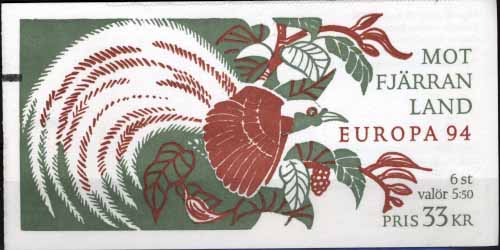 3158.jpg -     Lote:    3158      Lotes pelo Correio              Descrição:      Suécia.   1994 &mdash; Europa CEPT. Carteira com selos Yv1822/1822A.        CRT       Valor Base:     &euro; 12,00     Valor Venda:     Retirado     