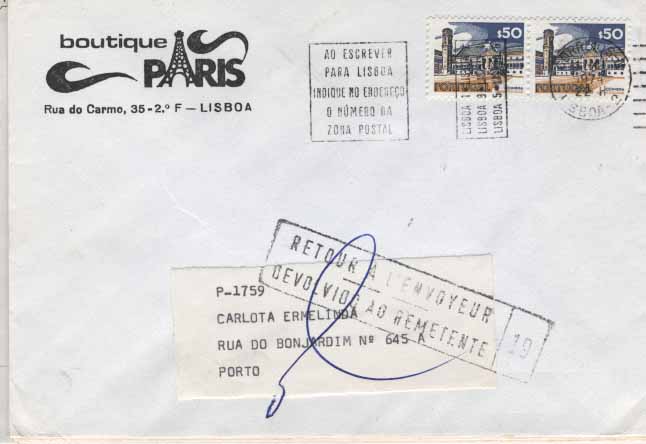 3167.jpg -     Lote:    3167      Lotes pelo Correio              Descrição:      Portugal.   Lote de 6 sobrescritos circulados. Alguma marcofilia pouco usual. Lote a ver.        Lote       Valor Base:     &euro; 4,00     Valor Venda:     &euro; 6,00     