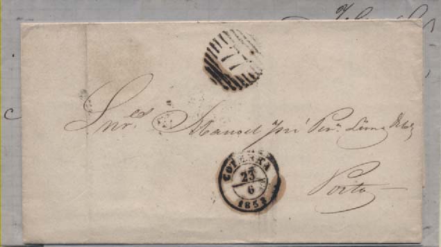 3196.jpg -     Lote:    3196      Lotes pelo Correio              Descrição:      Portugal.   Lote de 3 cartas com selos de 25 reis D. Pedro V, cabelos anelados (selo partido) + 25 reis carmim, D. Luís I fita direita + 25 reis castanho D. Luís I de frente. Lote a ver.        Lote       Valor Base:     &euro; 4,00     Valor Venda:     &euro; 9,00     
