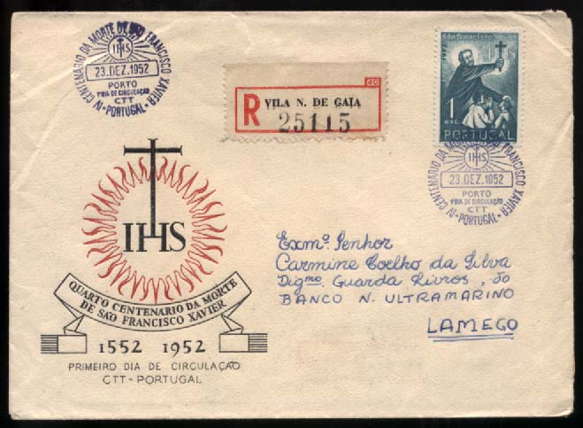 3197.jpg -     Lote:    3197      Lotes pelo Correio              Descrição:      Portugal.   Lote de 3 cartas + postal ilustrado + FDC registado. Lote a ver.        Lote       Valor Base:     &euro; 4,00     Valor Venda:     Retirado     