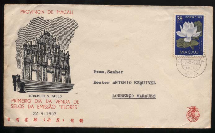 3213.jpg -     Lote:    3213      Lotes pelo Correio              Descrição:      Macau.   Lote de 18 cartas e FDC's (não circulados). Lote a ver.        Lote       Valor Base:     &euro; 10,00     Valor Venda:     Retirado     