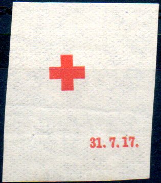 0159.jpg -     Lote:    159      Colecção IMPÉRIO      Companhia de Moçambique       Descrição:         1917 &mdash; Tipo Elefante, com sobrecarga REPUBLICA e "CRUZ VERMELHA". Fragmento em papel liso amarelado com prova a vermelho da sobrecarga. MB e MR.        PRV       Valor Base:     &euro; 50,00     Valor Venda:     &euro; 110,00     