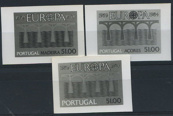 0871.jpg -     Lote:    871            Portugal       Descrição:         1984 &mdash; Europa CEPT &mdash; Portugal, Açores e Madeira. CE1656/8. Lote de 3 provas fotográficas a preto e branco, não denteadas.        PRV       Valor Base:     &euro; 6,00     Valor Venda:     &euro; 6,00     