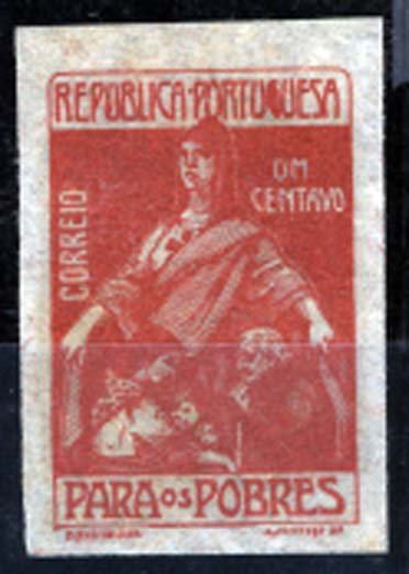 0891.jpg -     Lote:    891            Portugal       Descrição:         1915 &mdash; Imposto Postal. "Para os Pobres". CE IP7, 15c carmim. Prova não denteada em papel cebola. MB e R.        PRV       Valor Base:     &euro; 10,00     Valor Venda:     Retirado     