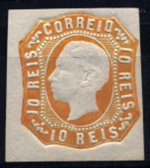 1129.jpg -     Lote:    1129            Portugal       Descrição:         1862/64 &mdash; D. Luís I. CE15, 10 reis amarelo. Selo com duas margens curtas e duas margens largas. Valor de catálogo &euro; 243,00. MB        ***       Valor Base:     &euro; 50,00     Valor Venda:     Retirado     